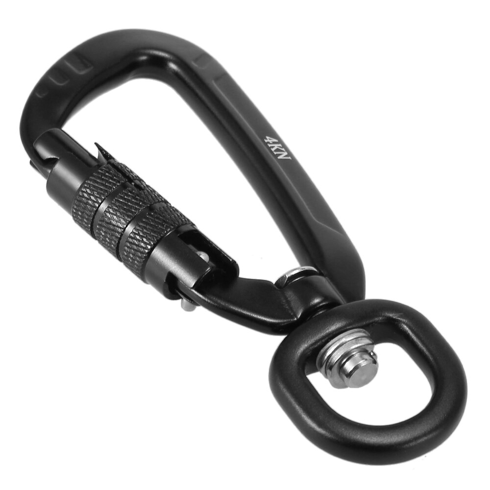 2 stücke 4KN 360 ° Drehbare Kleine Auto-Verriegelung Karabiner Survial Rettungs Karabiner Haken schwenken Karabiner Clip Camping Ausrügestochen