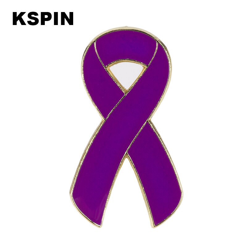 KSPIN Schleife Brust Krebs das Bewusstsein Revers Stift Aids Abzeichen Stift stücke 1PC: XY1101