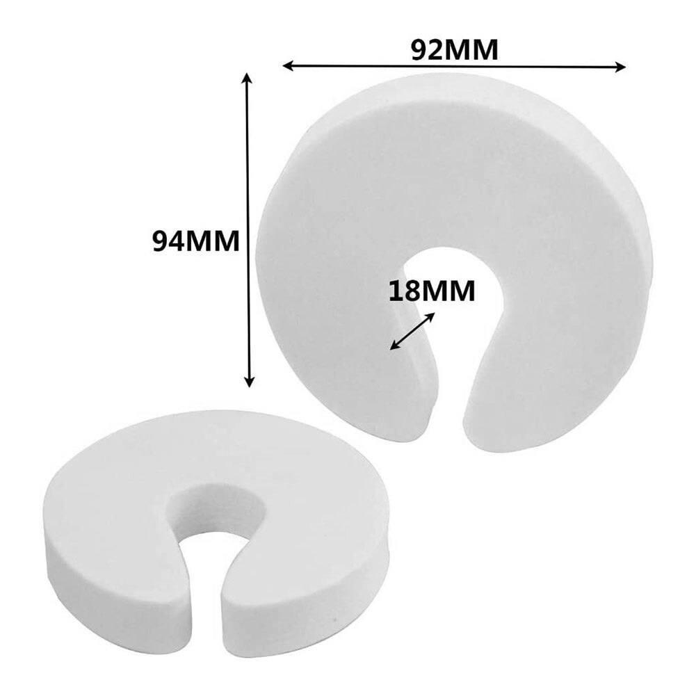 5Pcs C Vormige Schuim Deur Stoppers Baby Veiligheid Vingerknelbeveiliging Guard Voorkomen Deur Verwondingen Voor Kids Kind Beschermen