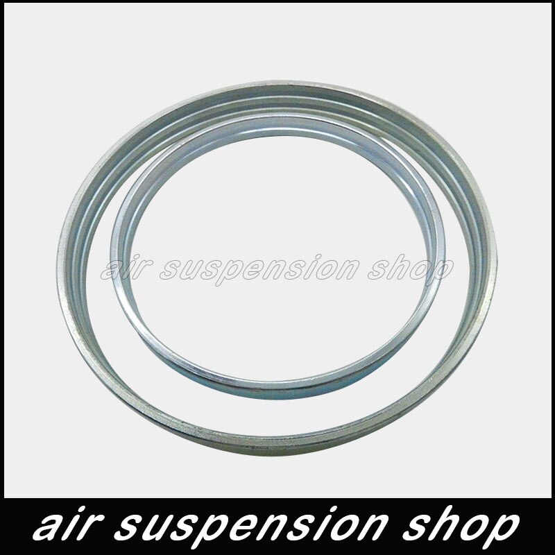 2pcs/set Air suspension repair kits rear steel ring for A8 D3 4E old model 4E0616002E 4E0616001E shock absorber ring