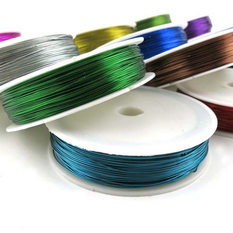 Color thin iron wire 40 meters model iron wire color iron wire model making material DIY bundle modeling