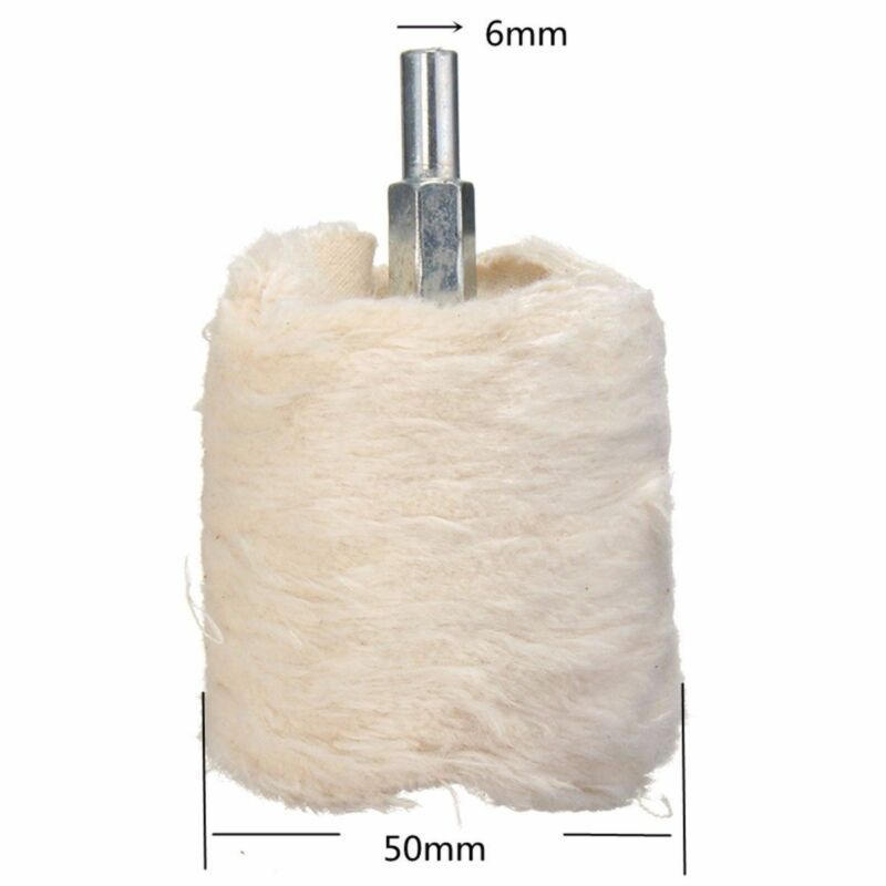 8 Pcs/set Buffing Pad Polishing Wheel with 2pcs Rouge Compound Polishing Buffing Pad for Car Aluminum Stainless Steel Polishing