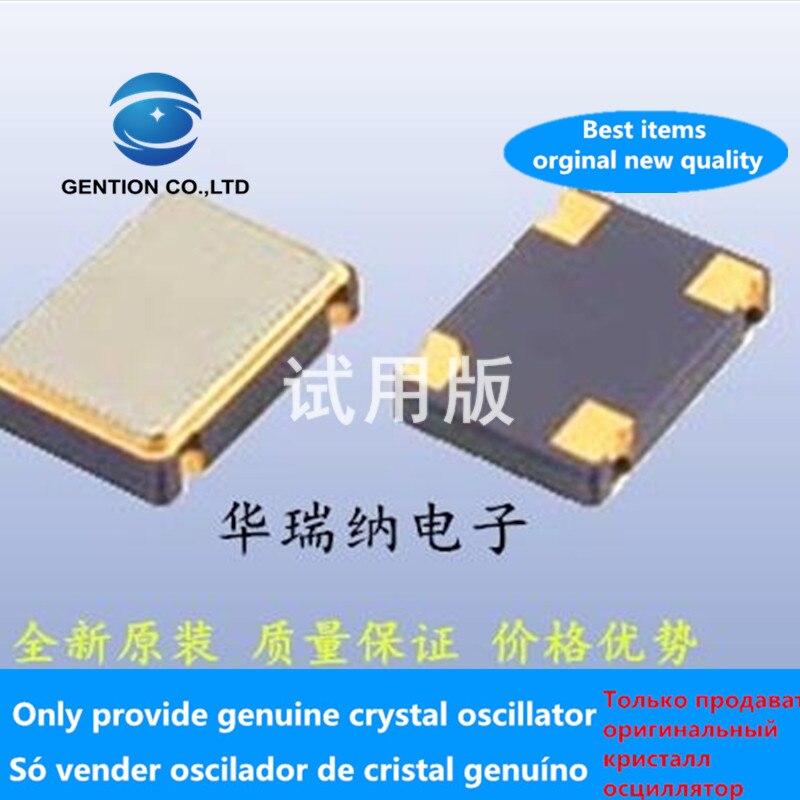 5 uds 100% nueva y original activa de cristal SMD de Osc 5X7mm 5X7 7050, 3.579 MHZ, 3,579545 MHZ, 3,3 V