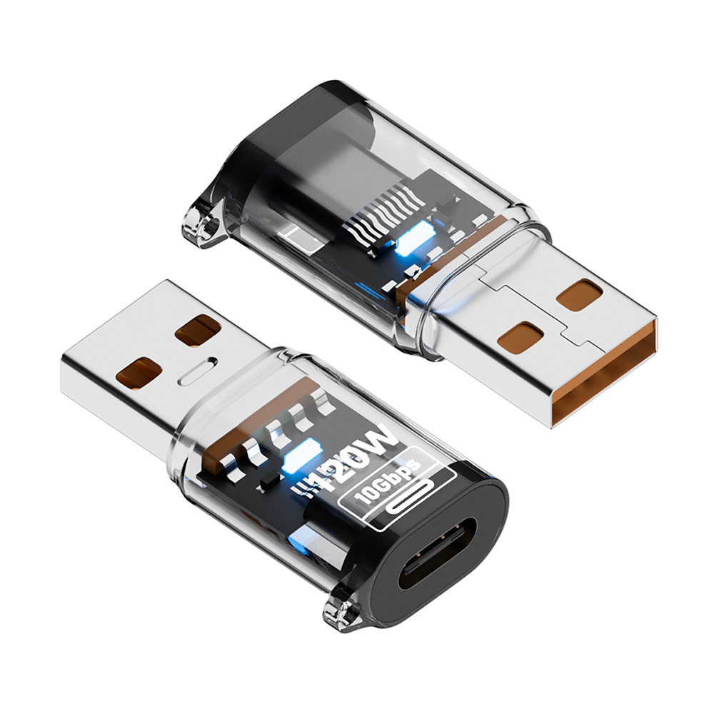 USB C Female to USB 3.2 Male Adapter, Type C to USB A Converter for Fast Charging and Data Syncing 10Gbps Compatible with Pc