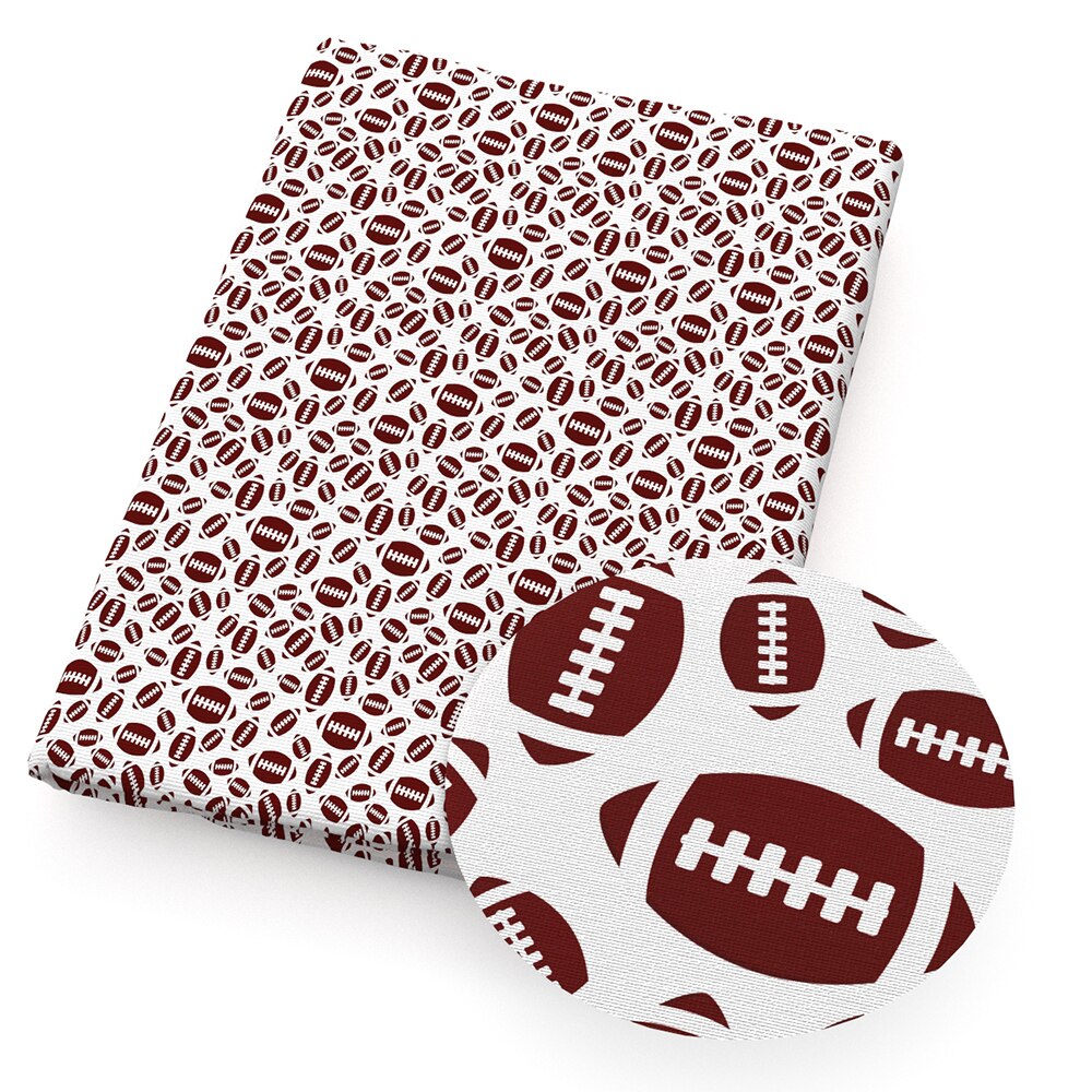 50*145cm Football Printed Patchwork Printed 100% Cotton Fabric for Tissue Kids DIY Sewing Quilting Fat Quarters Material,c11060