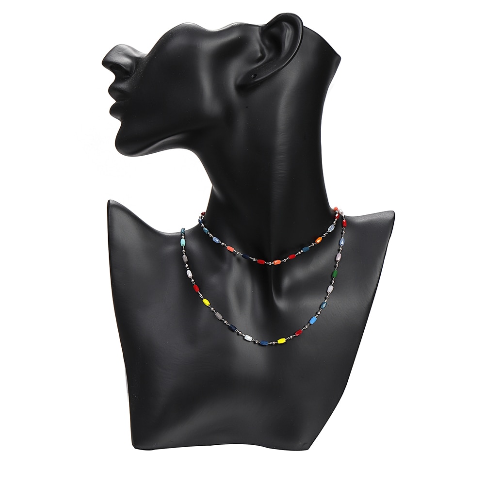 1Meter Kleurrijke Ketting Ster Gouden Ketting Rvs Enamel Ketting Accessoires Voor Sieraden Maken Componenten Diy Ketting