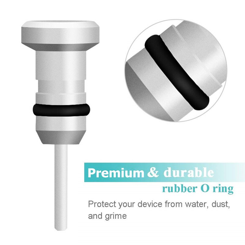 Aluminium Usb Stof Plug Set Opladen Port Earphone Jack Bescherming Voor Irbis Sp52 Sp58 Sp510 Oneplus 3 3 t 5 5 t 6 6 t 6 t Mclaren