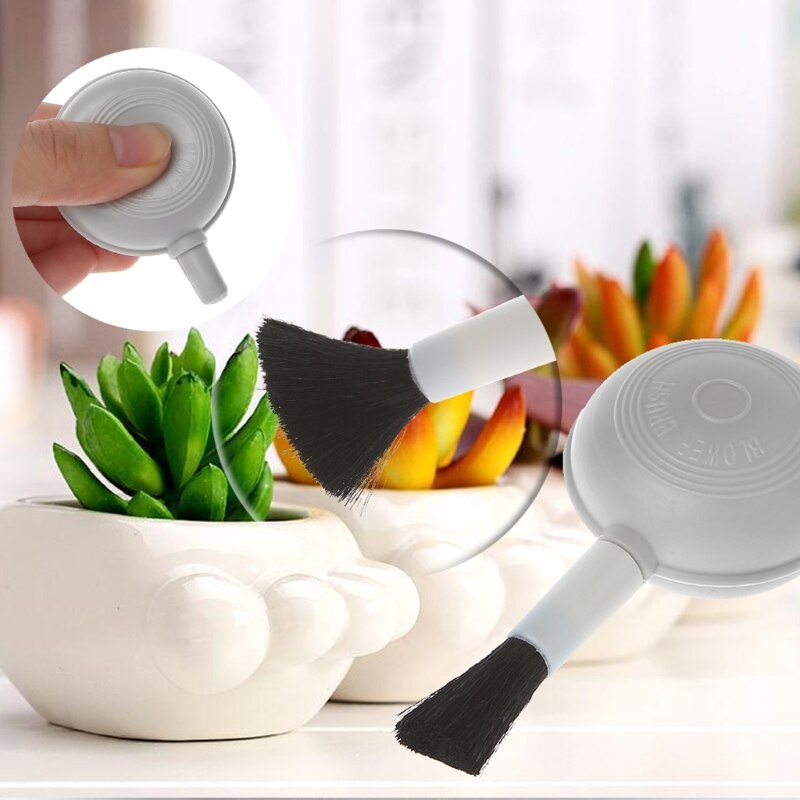 2 In 1 Air Blower Brush Succulent Cleaning Air Beads Dust Cleaner For Camera Len R9JB