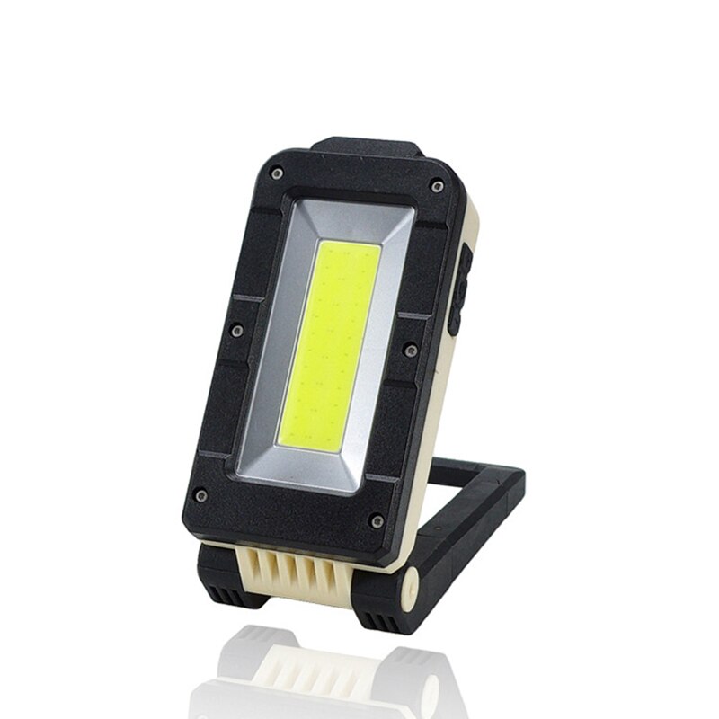 Draper 64499 COB SMD LED oplaadbare zak opvouwbaar slank licht, 100 lumen, 1 x USB-C-kabel, blauw en zwart