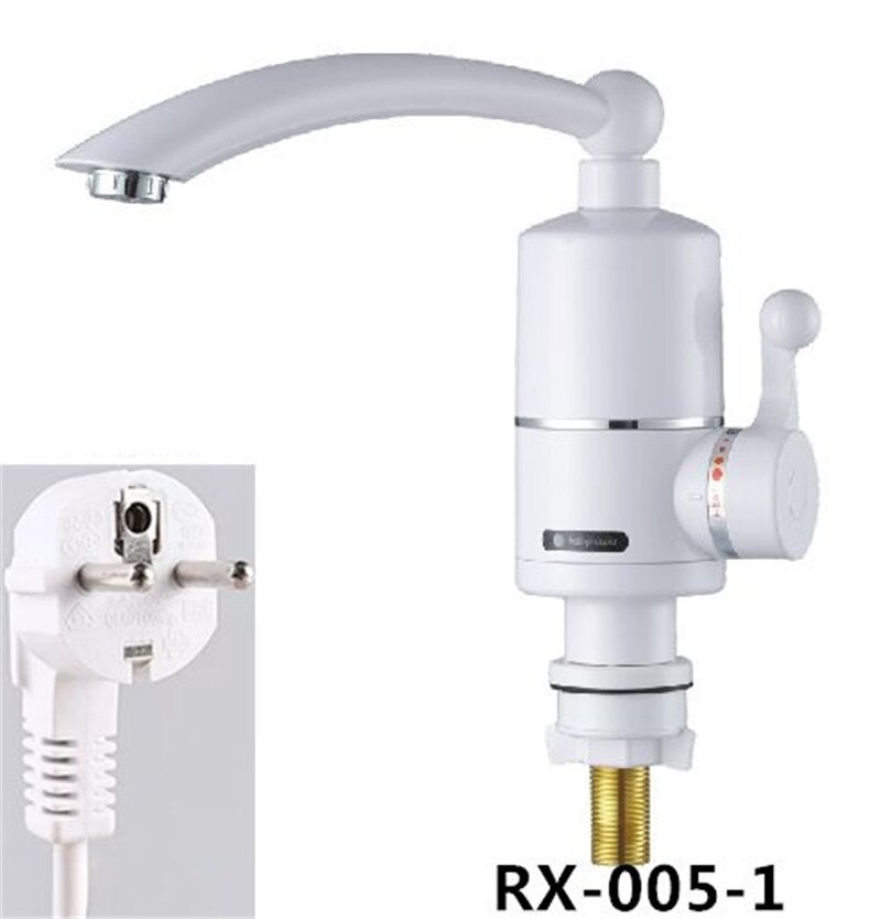 RX-005-1U, 3000W Elektrische Boiler Tankless Keuken Instant Warmwaterkraan Heater Elektrische Water Kraan Verwarming tap 220v: RX-005