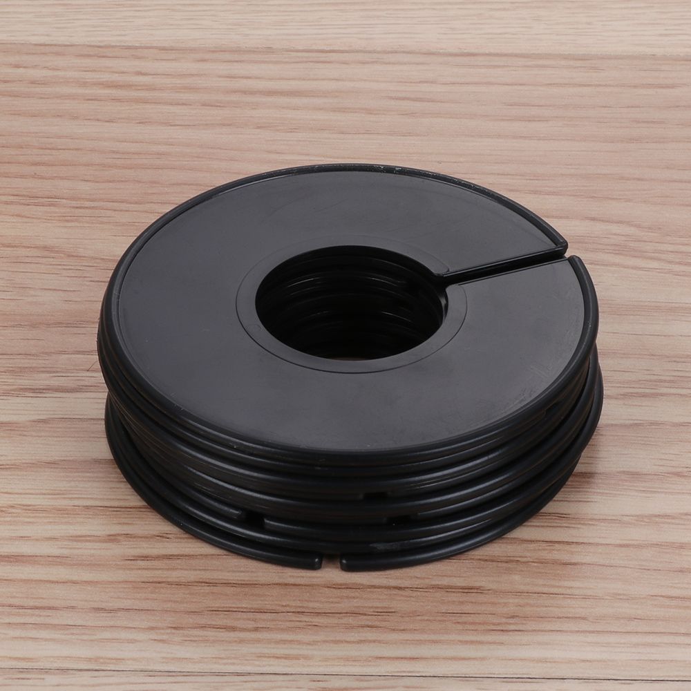 5/10Pcs Verkoop Diy Kleding Maat Markering Ring Verdelers Ronde Craft Hangers Kast Voor Kleding Winkels Of Thuis witte Lege Verdelers