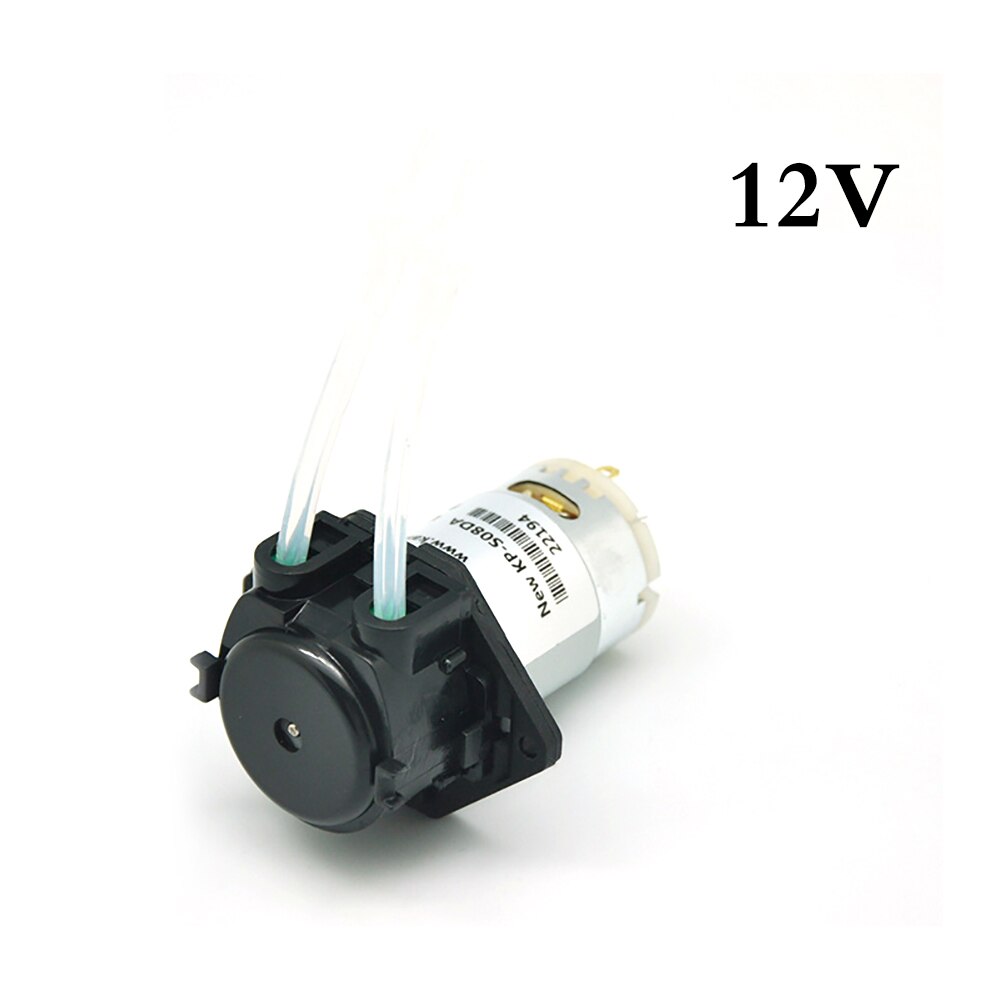 Dosing Pump Peristaltic Pump Dosing Head with Connector for Aquarium Lab Analytic DIY: 12V silicone tube