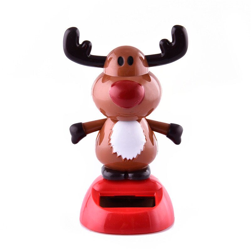 Solar Power Shaking Head Panda Frog Shake Head Cute Animals Toys For Car Interior Ornaments Car-Styling