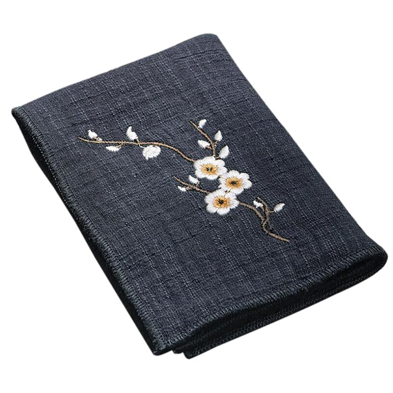 Toallas de té de alta gama chinas mantel absorbente manteles de mesa de té levante las toallas de la olla para té engrosamiento Mesa bandeja de té Acc: gray
