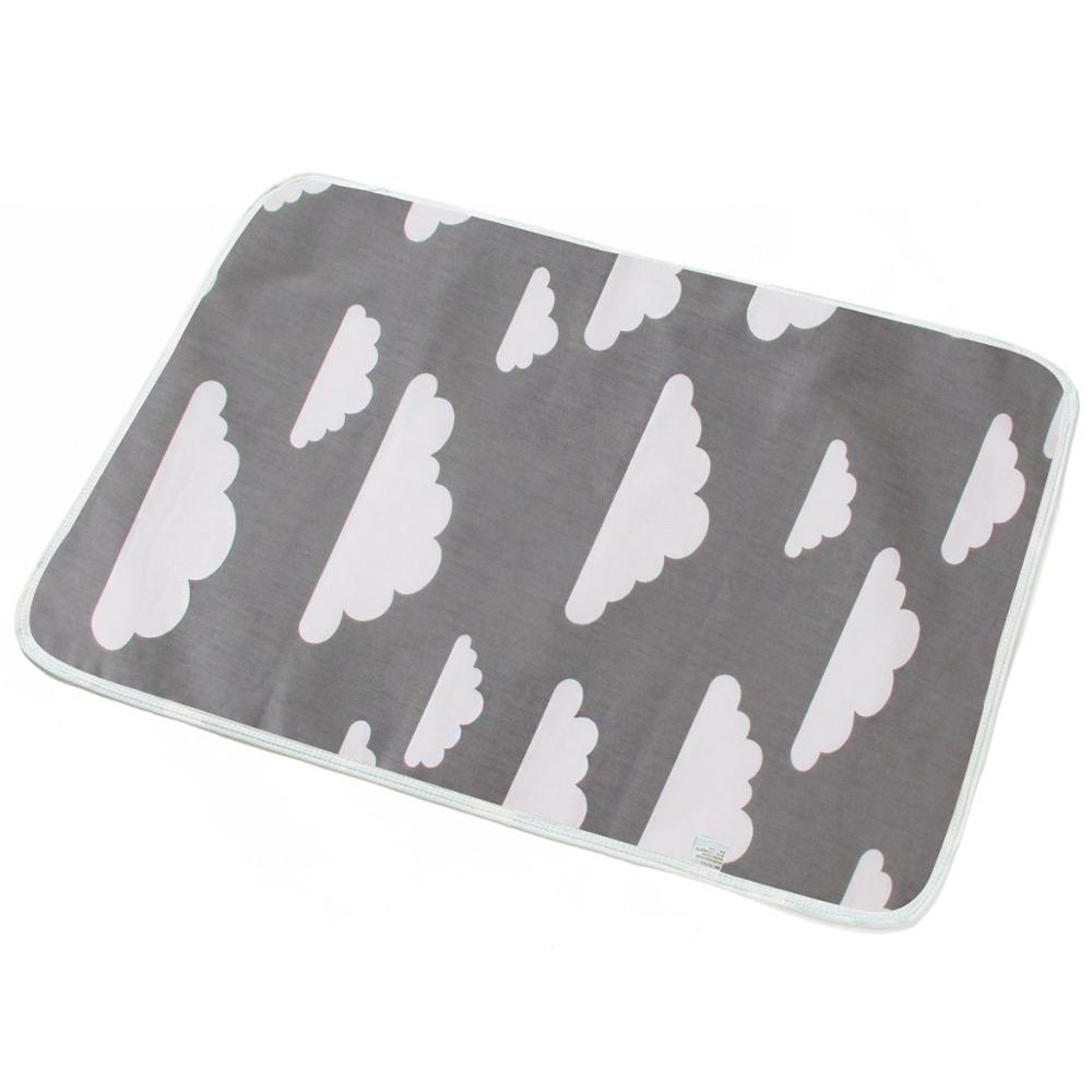 Baby Luier Aankleedkussen Katoen Ecologic Luier Veranderende Tafel Cartoon Baby Waterdichte Matras Laken Baby Verandering Mat Cover: Size 213 50x70cm