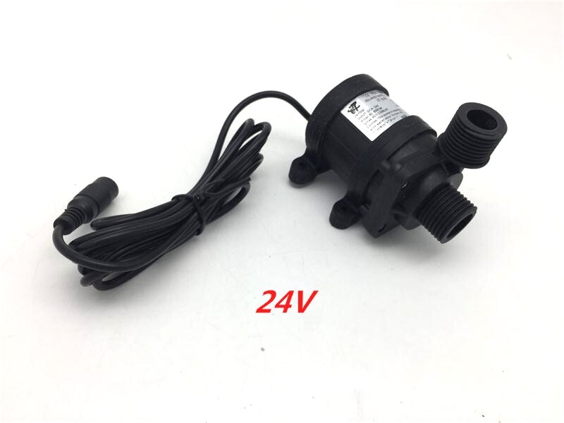 DC 12V Magnetic Centrifugal Water Pump Silicone fixed base Ceramic axial multistage submersible pump: 24V