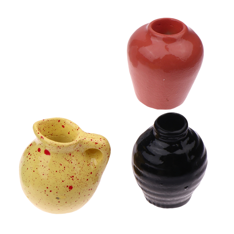 1/2/3 SZT. mini Wazon Super Mocne Magnesy na Lodówkę z Żywicy z Wiadomościami Magnes na Lodówkę 3D Doniczka na Kwiaty robić Dekoracji Domu: BIAŁY