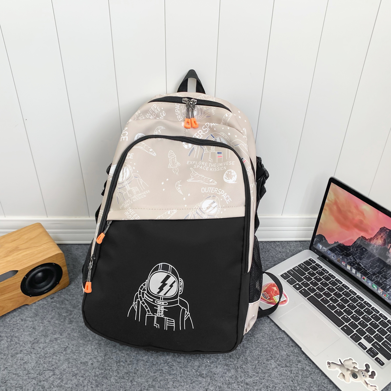 Stor skoletaske til kvinder og mænd