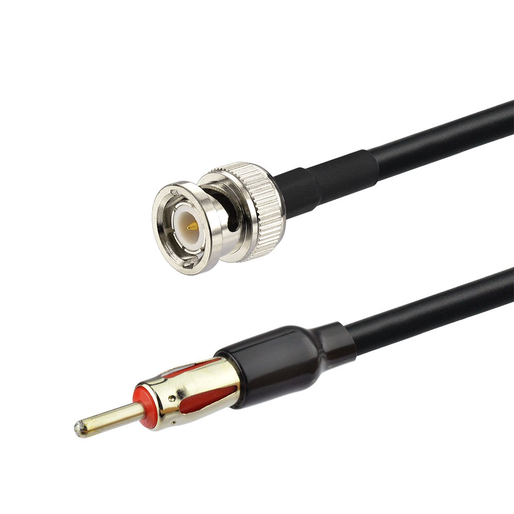 Superbat BNC Stecker auf bin/FM Männlichen Motorola Stecker-Auto Radio Antenne Stecker Adapter RG58 Koaxial Verlängerung kabel 12 "30cm