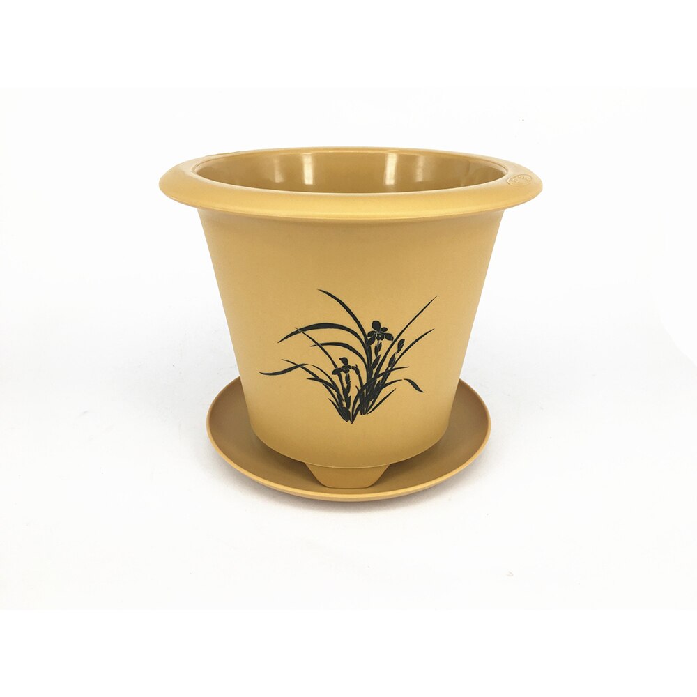 Soucoupes pour plantes 6 pouces, plateaux en plastique, pots de fleurs robustes et durables, soucoupes pour intérieur et extérieur, 3 pièces