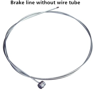 Universal mtb mountain cykling bremse kabel linje cykel bremse kabel linje indvendig wire 170cm cykel bremse kabel cykel tilbehør: Linje uden rør