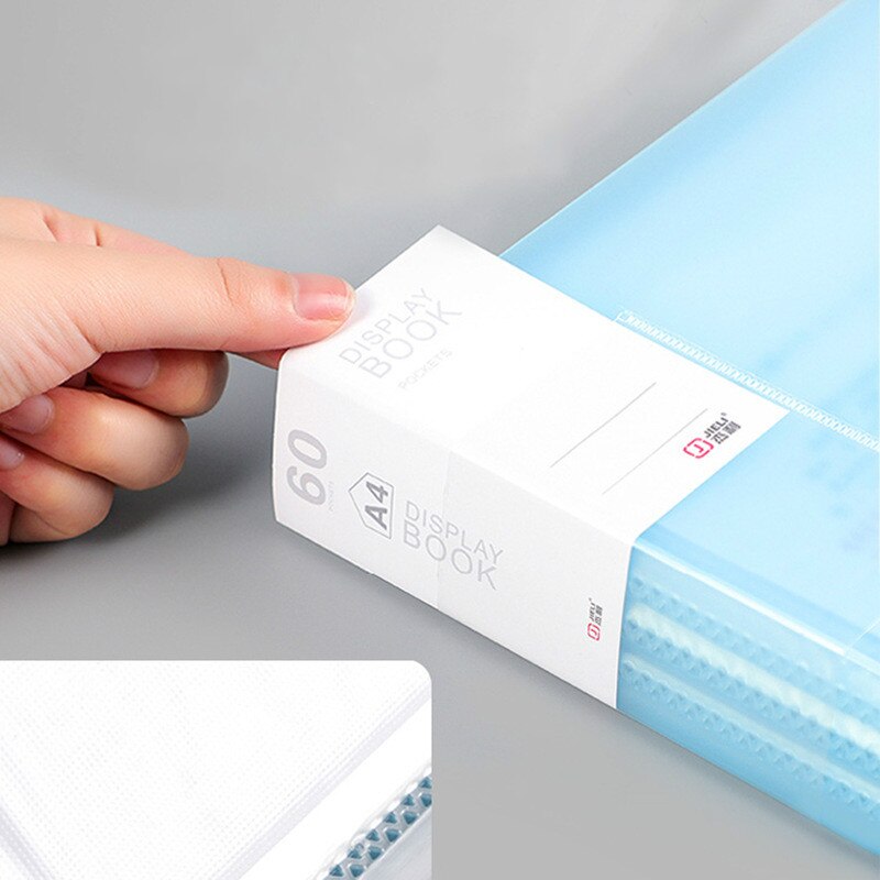 School Supplies A4 File Folder Booklet 10/20/30/40 Pockets Multifunctional Pocket Folder Office Stationery Document Organizer