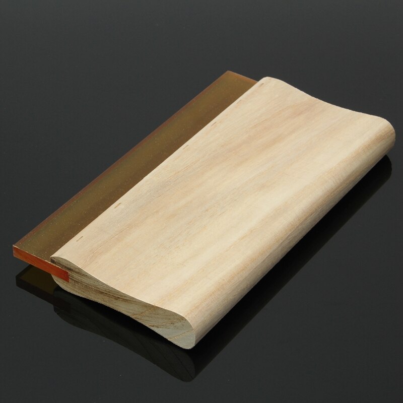 8 inch Silk Screen Printing Press Squeegee Single 70 Durometer Ink Scraper Tools