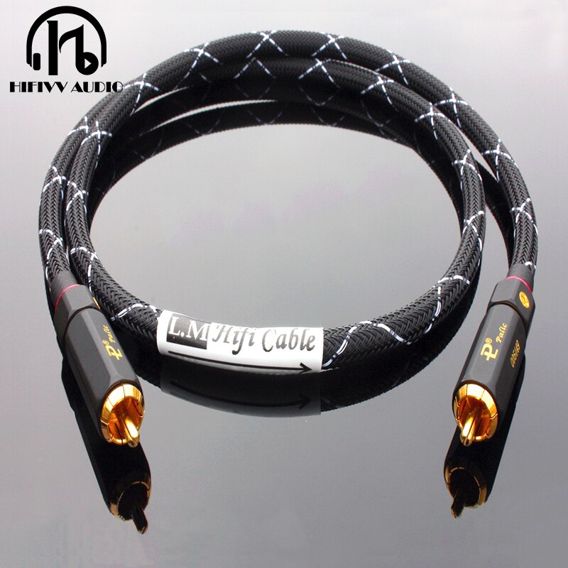 hifi Audio Video 75ohm Digital Coaxial DAC Cable Press Self-locking amplifier decoder RCA cable Stereo TV Audio speaker wire