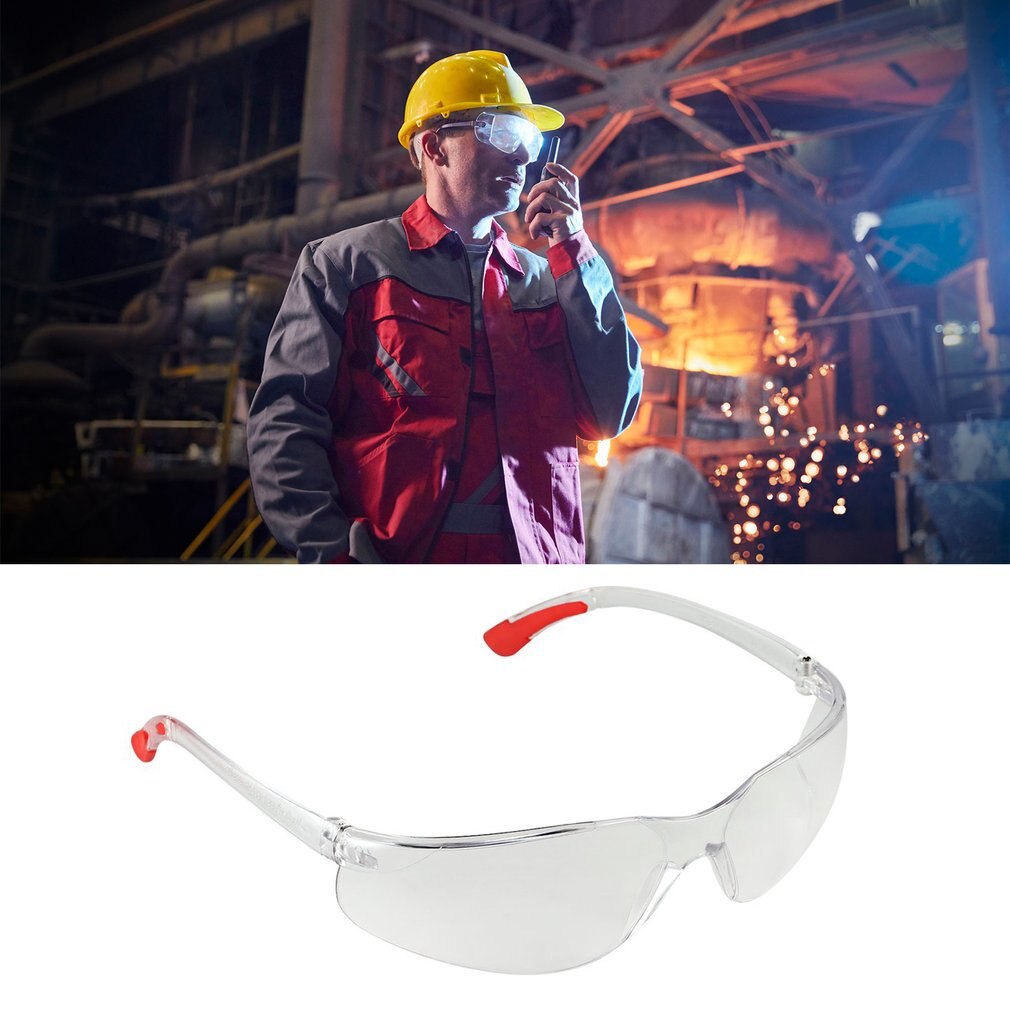 1 PCS Safety Glasses Lab Eye Protection Protective Eyewear Clear Lens Workplace Safety Goggles Supplies &ZH