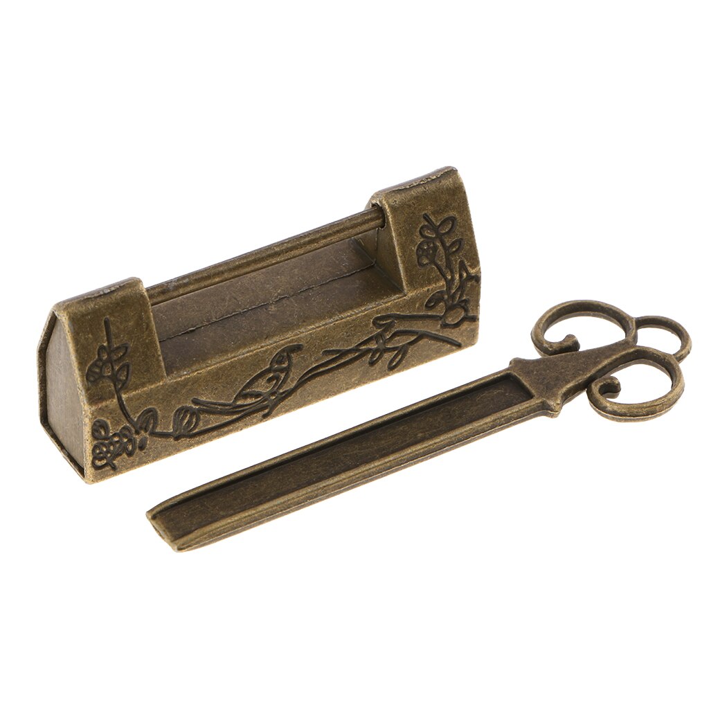 Long key Latch Padlock Kitchen Cabinet Cupboard Luggage Case, Snacks Box Shackle Lock Latch Bolt