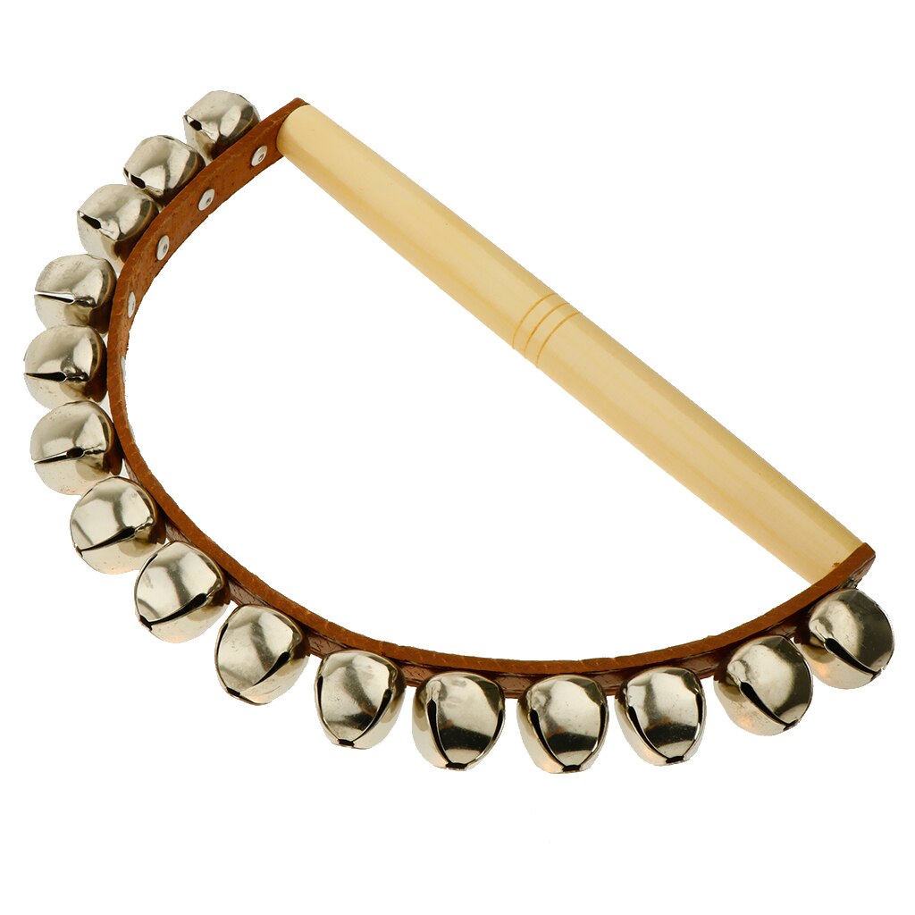 Houten Hand Bell Jingles Muziekinstrumenten Speelgoed Met 15 Stuks Bells