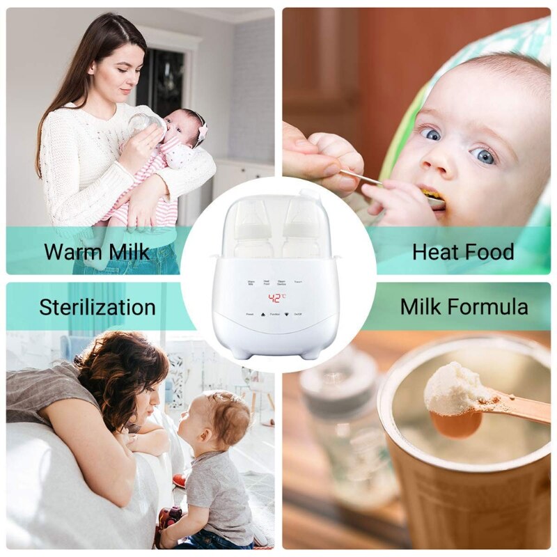 Smart Multi-function PP Milk Bottle Warmer Sterilizer Heater Automatic Intelligent Thermostat Baby Bottle Warmers