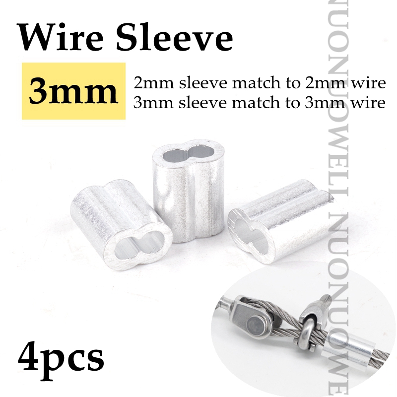 SS304 Installation Zubehör Sonnensegel Armaturen Halter Spannschloss Pulley Set Weichen Draht Seil Snap Haken Volle Ausrüstung: 3mm Sleeve-4pcs