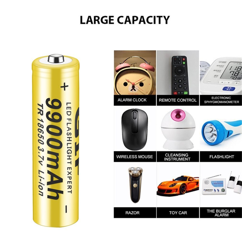 2Stck/viel 3,7 V 18650 Li-Ion Akku Für LED Taschenlampe Torchs Elektronische Spielereien Li-Ion 18650 Akkus