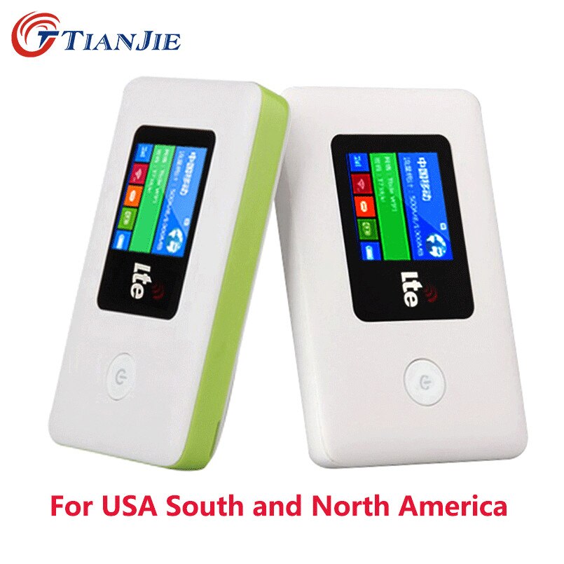 3G/4G odblokuj/przenośny/a/bezprzewodowy router Wi-Fi LTE kolorowy ekran mobilny Wi-Fi router hotspot z gniazdo karty SIM dla ameryki USA Chile