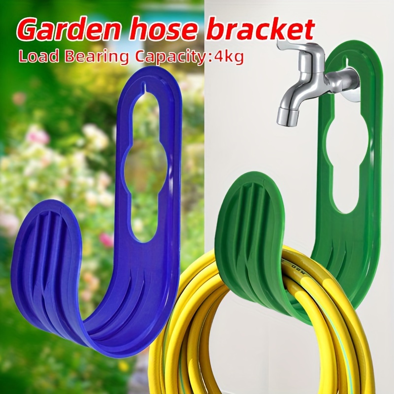 Mounted Garden Hose Hangers, Durable Plastic Water Hose Holders, Space-Saving Hose Bracket Organizer, For Garden Outdoor Use