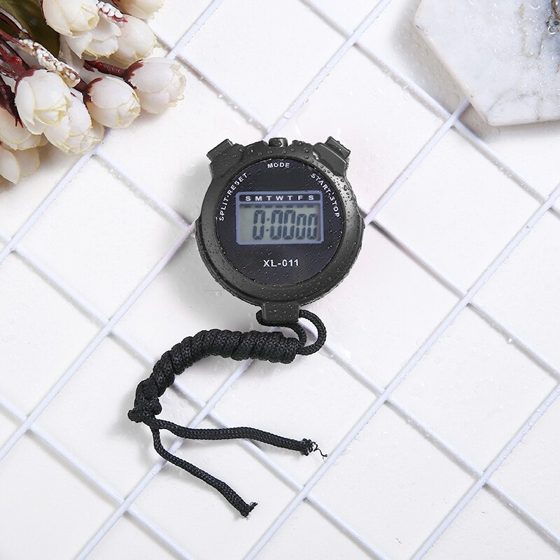 XL-011 Handheld Sport Stoppuhr Digital Anzeige Fitness Timer Zähler Tragbare 4 Farben Für Sport Stoppuhr Chronograph