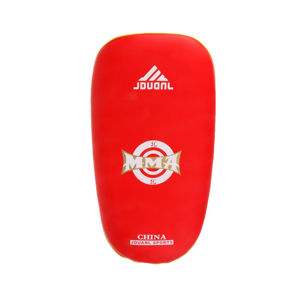 1pcs Kick Boxing Strike Curved Arm Leg Pad MMA Focus Muay Thai Punch Shield Mitt - 3 Colors