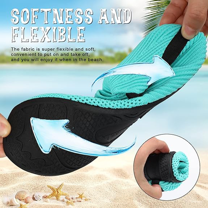 Chaussures aquatiques pieds nus pour hommes, chaussettes aquatiques à séchage rapide pour la plage, la natation, le surf, les sports nautiques