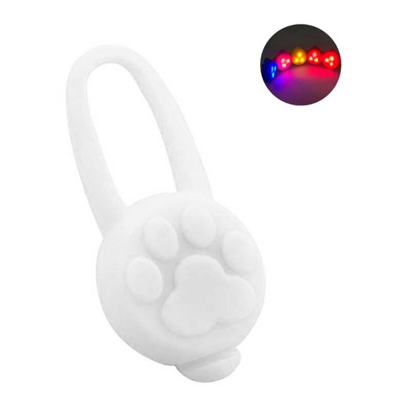 Anti-tabt led lys hundehalsbånd lysende pendel silikone spotlight blinkende lys til hunde og katte udendørs nathund