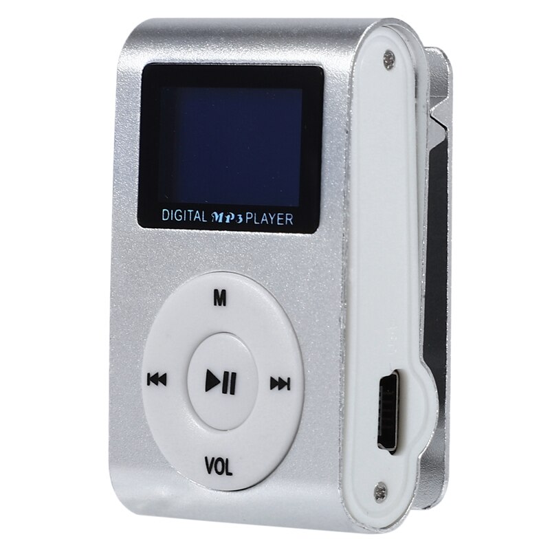 Mini usb clip  mp3 speler video sn ondersteuning 32gb micro-sd tf kaart
