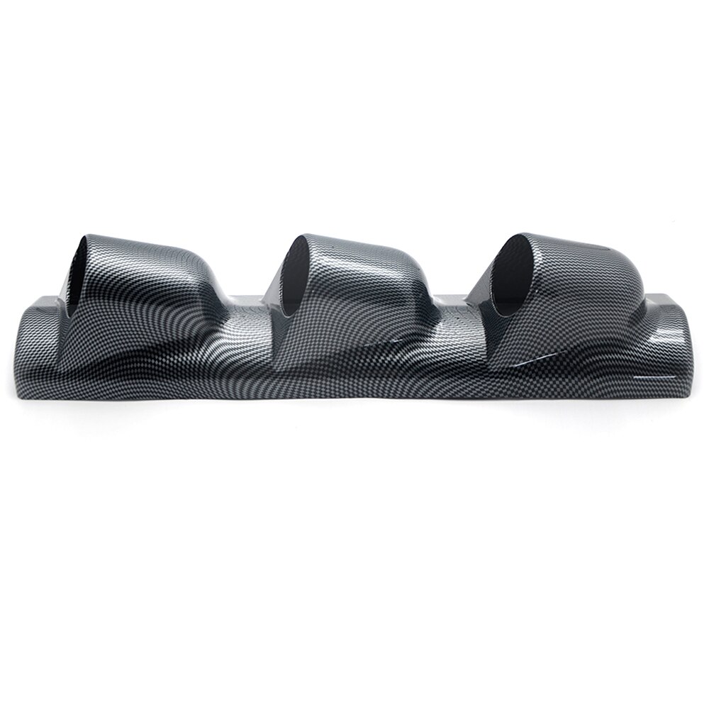 Dragon gauge carbon 2 " 52mm universal a-pilar trippel hull dash gauge meter pod mount holder venstre hånd