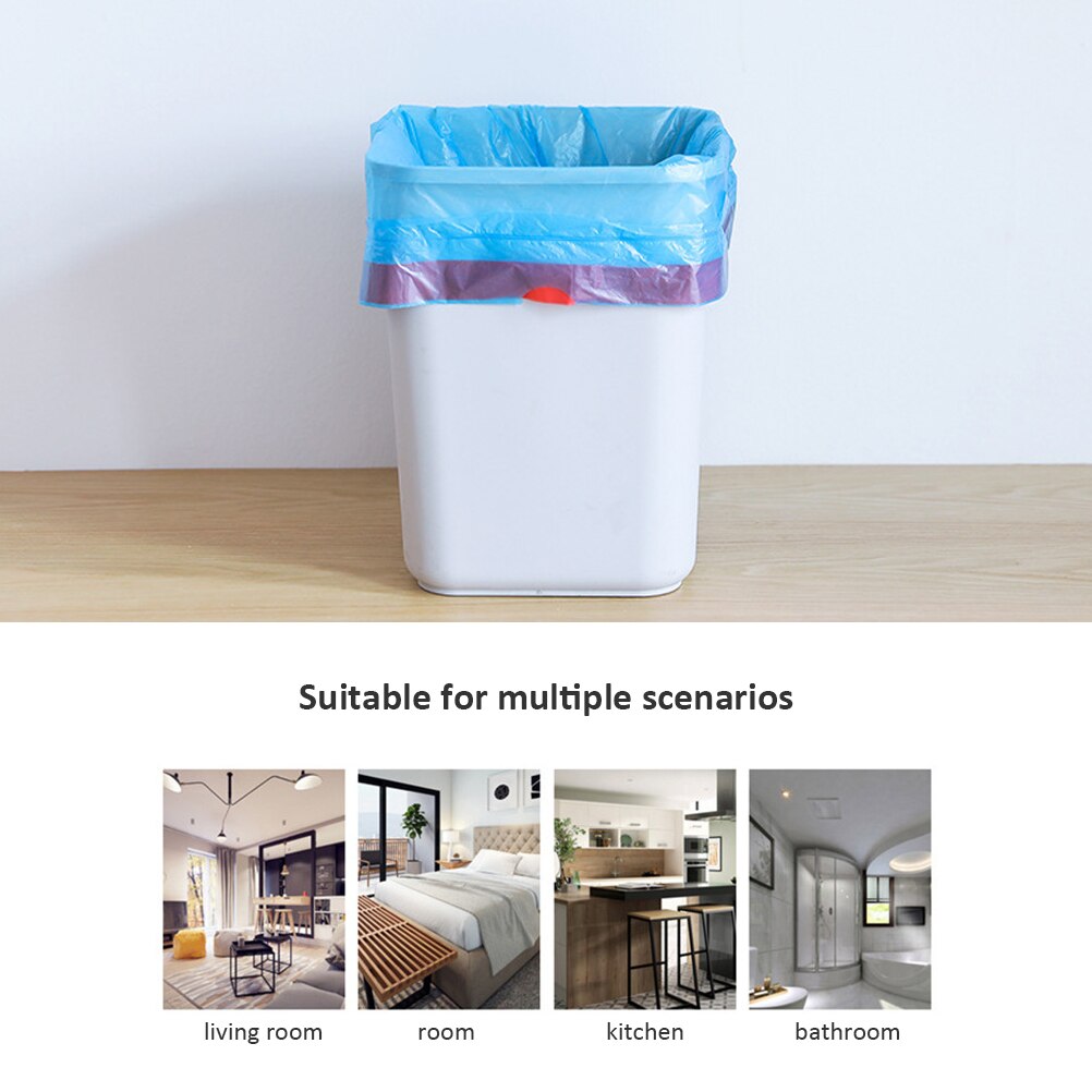 Drawstring Garbage Bag Vest Type Garbage Bags Kitchen Thickening Trash Bag