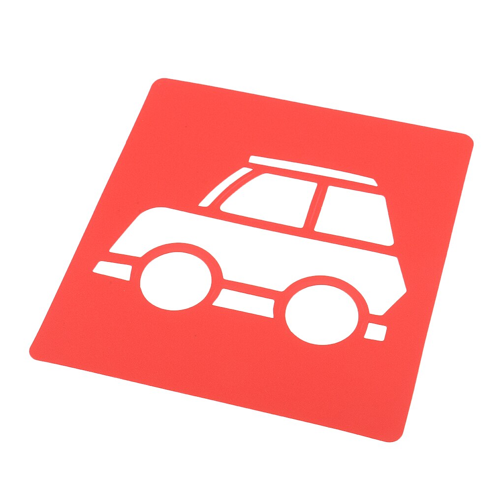 6pcs/set Plastic Drawing Templates Ruler Stencils for Kids Children Drawing Supplies