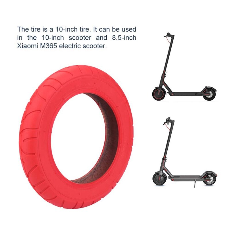 Elektrische Scooter 10 Inch Band Outer Band, elektrische Scooter Balans Luchtkussen Band Voor M365 Voor En Achter Tire Onderdelen, 2-