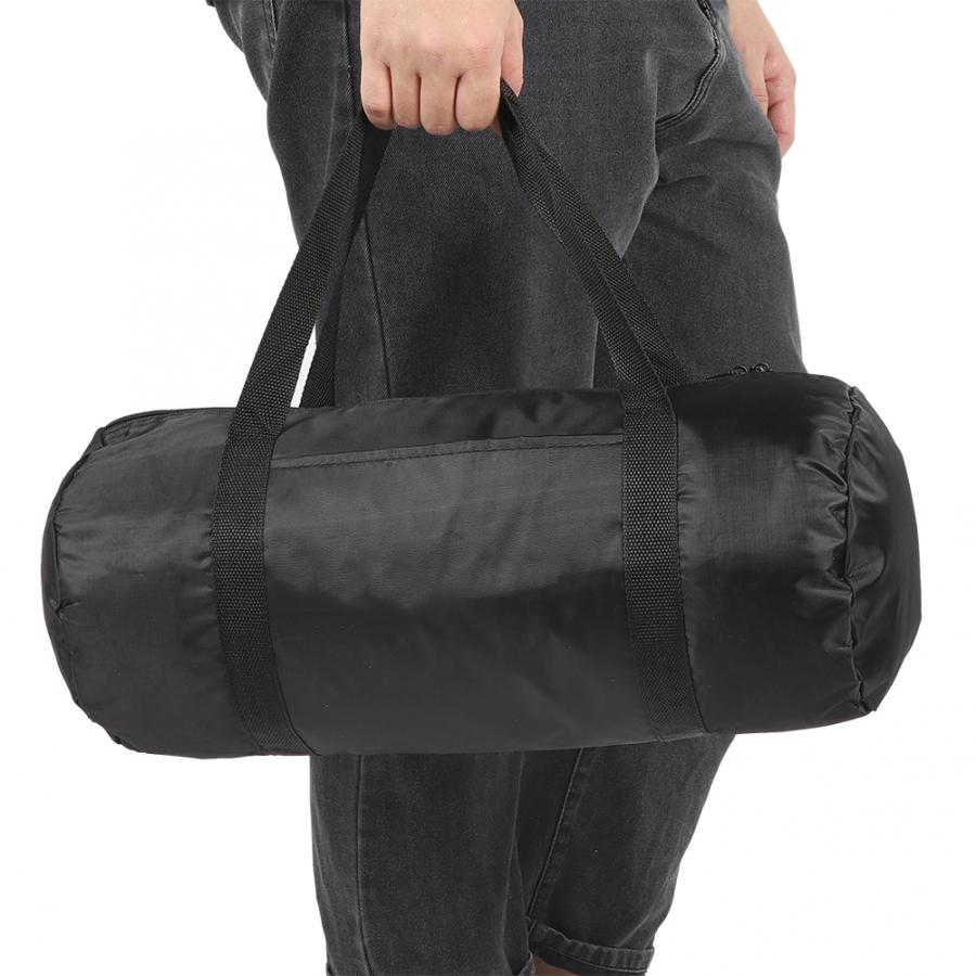 Bolso de gimnasio para hombre y mujer, bolso de un solo hombro negro, bolso deportivo cilíndrico de gran capacidad, mochila de viaje para entrenamiento de Taekwondo