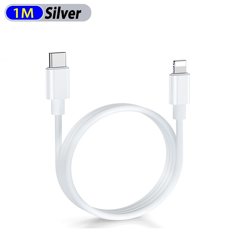 20w Pd Usb C ładowarka dla Iphone 12 Pro Max 11 Xs Xr 8 szybka ładowarka typu C Qc 3.0 dla Xiaomi Huawei Samsung telefon szybkie ładowanie: 20W 1M C2L