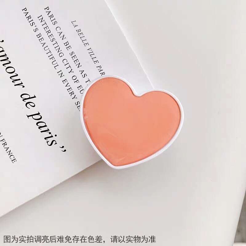 Popular Universal Pocket Airbag Stand Mobile Phone Accessories Holder Love Heart Shaped Bracket Mount for IPhone Samsung Huawei: 5