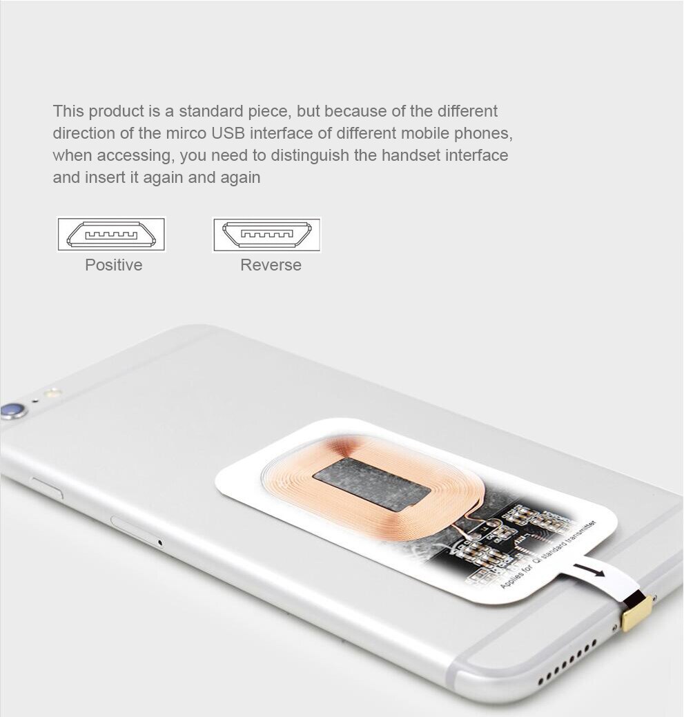 Qi Draadloze Oplader Ontvanger Draadloos Opladen Pad Coil Voor Huawei P30 Iphone 11 Pro Xr Samsung S20 S10