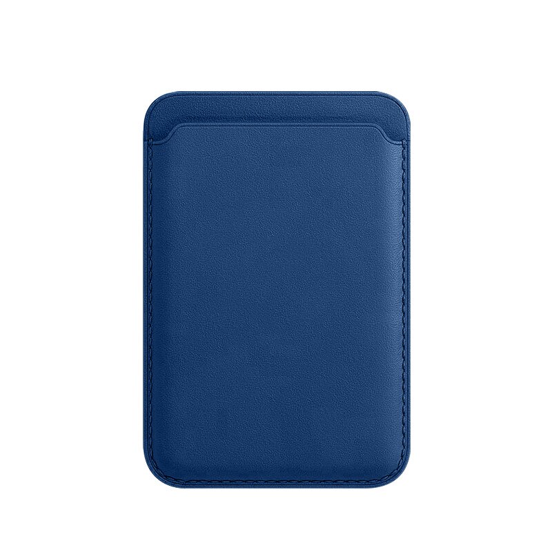 Mobile Phone PU Leather Card Case Strong Magnetic Card Holder for Cell Phone ENA88: Blue